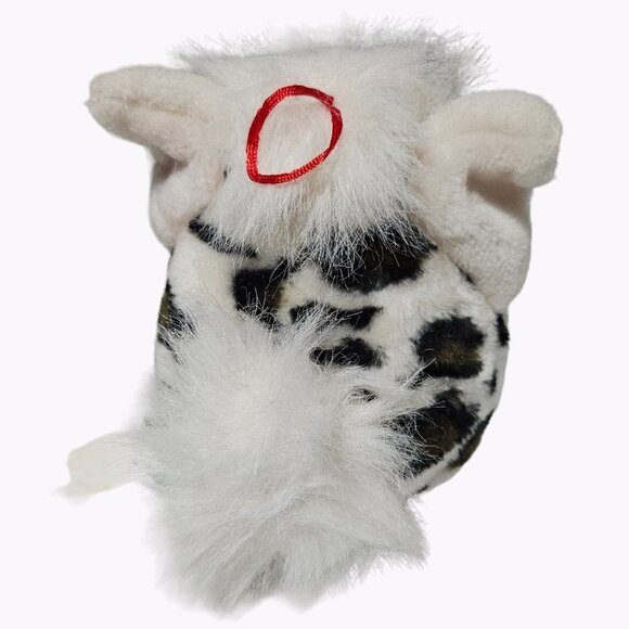 Vintage 90s Nanco Furby Snow Leopard 7 inch Plush Hypnotic Eyes Stuffed Animal - Picture 4 of 8